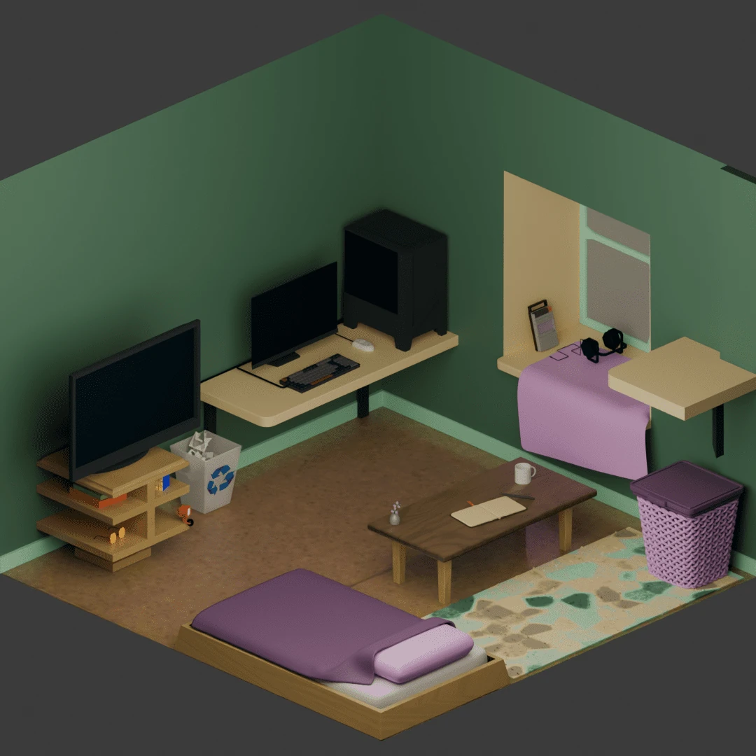 nightHawks recreation in 3D